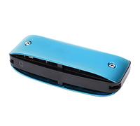 Stylebest Harmonica 7-Hole Mini Colorful Blues Instrument for Beginners and Adults Travel Music, Magnalium, 7.6 X 2.5 X 1.8cm (Blue)
