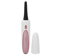 Stylebest Heated Eyelash Curler Adjustable with Anti-Scald Brush Head Portable Electric Curling Tool for Women Made of ABS and Silicone (White)