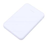 Stylebest High Capacity 6000mAh Power Bank for Heated Jacket Compatible for Winter Sports Easy Carry White