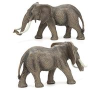 Stylebest High Simulation Elephant Model Toy for Education and Learning Activities, Vivid Plastic Animal Model, Approx. 20.3 X 10 X 9.6cm, 1 Unit