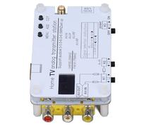 Stylebest Home TV Analog Transmitter Station, AV Signal Converter with 1080P HD Input for DVD VCD PC Mobile Phone, VHF UHF Adjustable Frequency 10-20m Transmission