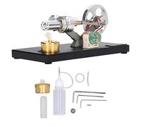 Stylebest Hot Air Stirling Engine Motor Generator Model Educational Toy for Science Projects and Classroom Learning with Premium Materials