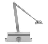 Stylebest Hydraulic Door Closer with Adjustable Spring and Thickened Rocker Arm for Indoor/Outdoor Use, Aluminum Alloy, 202x65x70mm