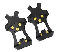 Stylebest Ice Cleat Spikes Crampons Durable AntiSlip 10 Steel Studs for Safe Walking on Icy Surfaces - 2 Pack (L)