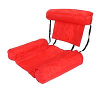 Stylebest Inflatable PVC Floating Hammock for Summer Relaxing at the Pool or Beach, Red, 67 x 61 x 57.5 cm