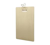 Stylebest Iron Clipboard with Scratch Resistant Surface for Writing and Drawing, Rustproof and Wearproof, 31.9 X 21.5cm, Ideal for Artists (Gold)