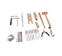 Stylebest Jewelry Making Tools Complete Set with Jeweler Saw Frame Wire Cutters and Needle Files for Hobbyists and Professionals in Metal and Wood
