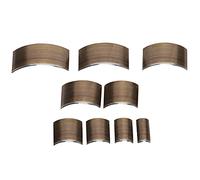 Stylebest Leather V Shape Punch Durable Tool Set for DIY Leather Crafting with Stainless Steel Material (A30 shallow semicircle 9-piece set)
