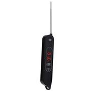Stylebest LED Meat Thermometer Precision Read for Grilling BBQ Kitchen Cooking Stainless Steel Black 1 Unit