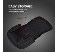 Stylebest Leo Durable Spinning Reel Cover Bag Waterproof for Fishing Enthusiasts SBR Material Black Sizes S L (Small)