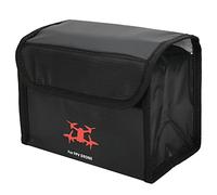 Stylebest Lipo Battery Safe Bag Explosion-Proof Heat-Resistant Protective Bag for FPV Drone Charging Travel 60-132g (3 Battery)