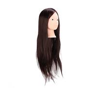 Stylebest Long Hair Mannequin Head for Hair Styling Practice Training - Synthetic Suitable for Beauty Students and Teachers 1 Unit