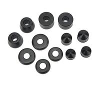 Stylebest Longboard Durable High Resilience Bracket Shockproof Pad for 1 Set Black