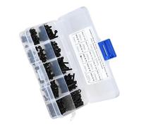 Stylebest M2.5 Hex Socket Cap Screw Set Durable Black Alloy Steel 300pcs Fasteners for Automotive Repair