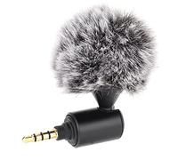 Stylebest Mini 3.5mm Cardioid Microphone Compact and Portable for Mobile Phones Cameras 3.5mm Jack Black 1 Piece