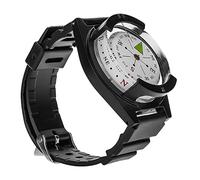 Stylebest Mini Outdoor Compass Lightweight Rubber Watch Strap Tool for Camping, Hiking, Adventure, 3.3 x 1.6 cm