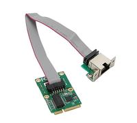 Stylebest Mini PCIe Network Controller Card High-Speed 10 100 1000Mbps Auto-Negotiation for Desktop PC 1 Unit