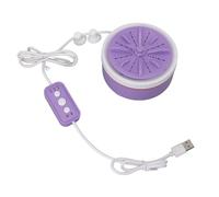 Stylebest Mini Turbo Washing Machine, Portable USB Powered with High Frequency Vibration for Small Clothes Fruit Dish Washing in Travel Kitchen Bathroom (Purple)