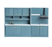 Stylebest Miniature Kitchen Cabinet, Modular Wooden Design | 1:12 scale, durable birch wood, flexible configuration, precise , enhances play value