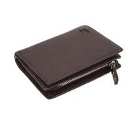 Stylebest Multi Card Zipper Purse Stylish Blocking Wallet for Women Men Lightweight Portable Design Vertical Opening with Zipper (Deep Coffee)