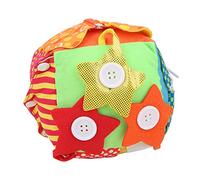 Stylebest MultiFunctional Cloth Baby Toy for Cognitive Development with Zipper Button Buckle Shoelace for Infants (Colorful)