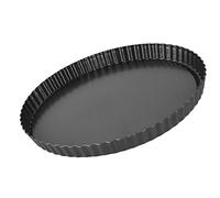 Stylebest Non Stick Tart Pan with Removable Base for Easy Baking in Deep Quiches and Pies, Carbon Steel, 1 Piece ([Thickened] 12-inch Live Bottom Pie Plate)