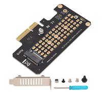 Stylebest NVMe M.2 to PCIE3.0 Riser Card High Speed 32Gbps Expansion Adapter for Desktop Black Half Height Baffle