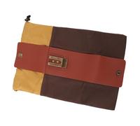 Stylebest Orchard Picking Bag Large Capacity Durable Canvas Leather Waist Hanging Pouch for Fruit Harvesting Outdoor Activities (Brown)