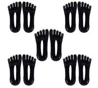 StyleBest Orthopedic Compressing Socks, 5 Pairs Women Toe Socks Breathable Five Finger Split Toe Socks Invisible Boat Socks