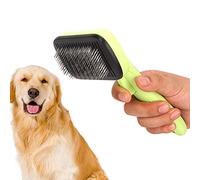 Stylebest Pet Brush for Cats and Dogs, Eco-Friendly Grooming Tool for Removing Hair and Dirt, Ergonomic Design with One-Button Operation, 19.5x10.7x5.8cm