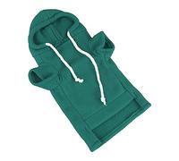 Stylebest Pet Ferret Sweatshirt Warm Soft Hoodie for Winter Daily Use Small Animal Apparel Comfortable Polyester 1 Pack (Green)