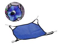 Stylebest Pet Hammock for Small Animals, Lightweight and Breathable Mesh Hanging Bed for Hamster, Squirrel, and Rodents, Perfect Summer Retreat (L(34 * 34cm)