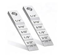 Stylebest Pipe Welding Feeler Gauge, 1/16 to 1/4 Inch Step Wedges