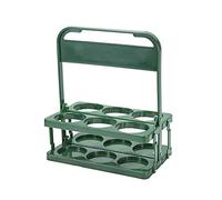 StyleBest Plastic Beer Garden Glass Collector Carrier Milk Bottle Holder, Foldable Wine Rack Portable Wine Beer Rack Basket for Bar Outdoor Picnic Party