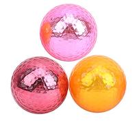 Stylebest Plated Ball Set for Practice Indoor Outdoor Training - 1.68in Durable Metal Color Balls, Perfect for Beginners, 3 Pack