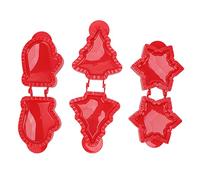 Stylebest Pocket Pie Molds 3 Pcs Set for Christmas Baking Mini Hand Pie Makers with ABS Material for Holiday Parties