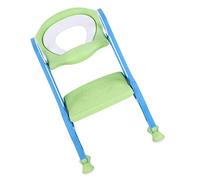Stylebest Portable Baby Toilet Training Seat, Adjustable Height Ladder Step with Double Armrests and Anti Skip Foot Pads for Toddler Potty Chair Safety (Turquoise)