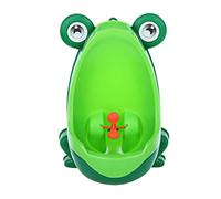 Stylebest Potty Trainer for Boys, Kids Urinal with Suction Cup and Funny Aiming Point, Cartoon Shape Urinal for Children 8 Months to 6 Years (Dark Green+Emerald Green)