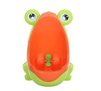 Stylebest Potty Trainer for Boys, Kids Urinal with Suction Cup and Funny Aiming Point, Cartoon Shape Urinal for Children 8 Months to 6 Years (Fruit Green+Orange)