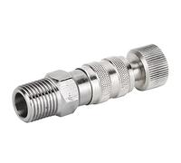 Stylebest Professional Airbrush Coupler Arrow Storage Case Fitting for Artists and Hobbyists Durable Brass 1 X Connector