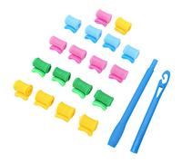 Stylebest Professional Hair Rollers Set for Effortless Spiral Curls, Suitable for All Hair Types, Made of Safe, Durable Plastic, 18 Pieces