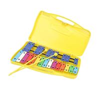 Stylebest Professional Xylophone for Kids 25 Notes Aluminum Keys Perfect for Toddlers Colorful Design in Yellow Storage Box
