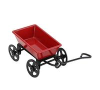 Stylebest Pulling Cart Model Mini Metal Toy for Kids Gift and Home Decor - 3.5cm Long, Durable Garden Decoration