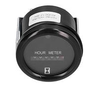 Stylebest Quartz Hour Counter Waterproof Professional Mechanical Timer with Indicator Light for Construction Machinery and Automotive Use, Compact Size, High Accuracy