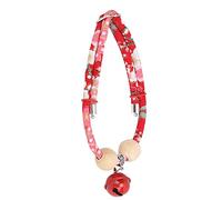 Stylebest Rabbits Collar Adjustable Soft Cotton Decoration with Red Bell for Small Animals 1 X Unit (M)