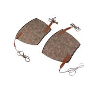 Stylebest Retro Arm Guard, Medieval Leather Bracer Adjustable Lacing for Cosplay Costume, Halloween Viking Warrior Punk Armor with Brown Artificial Leather