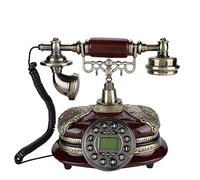 Stylebest Retro Landline Telephone with Exquisite Design and Redial Function for Home Office, ABS Material, Approx. 29.3 * 25.6 * 22.1 Cm