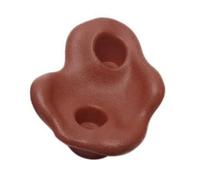 Stylebest Set of 10 Rock Climbing Wall Holds Durable and Comfortable for Kids and Adults PE Grip 4.9x3.9in (Brown)