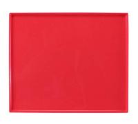 Stylebest Silicone Mat for Pet Thick Cushion Red 31.5x27cm Non-Toxic Anti-Skid for Dog or Cat
