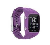Stylebest Silicone Replacement Watch Band, Compatible for Polar M400 M430 GPS Sports Smart Watch, Soft Comfortable Strap with Easy Snap Installation, Full Screen View Access (Purple)
